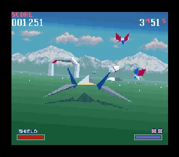 Star Fox - Super Weekend (USA) screen shot game playing